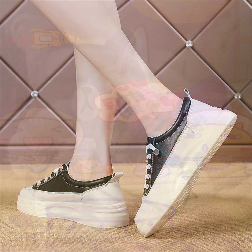 Outdoor Lighting Canada - Lace-up Chunky Loafers Woman Skateboarding Sports