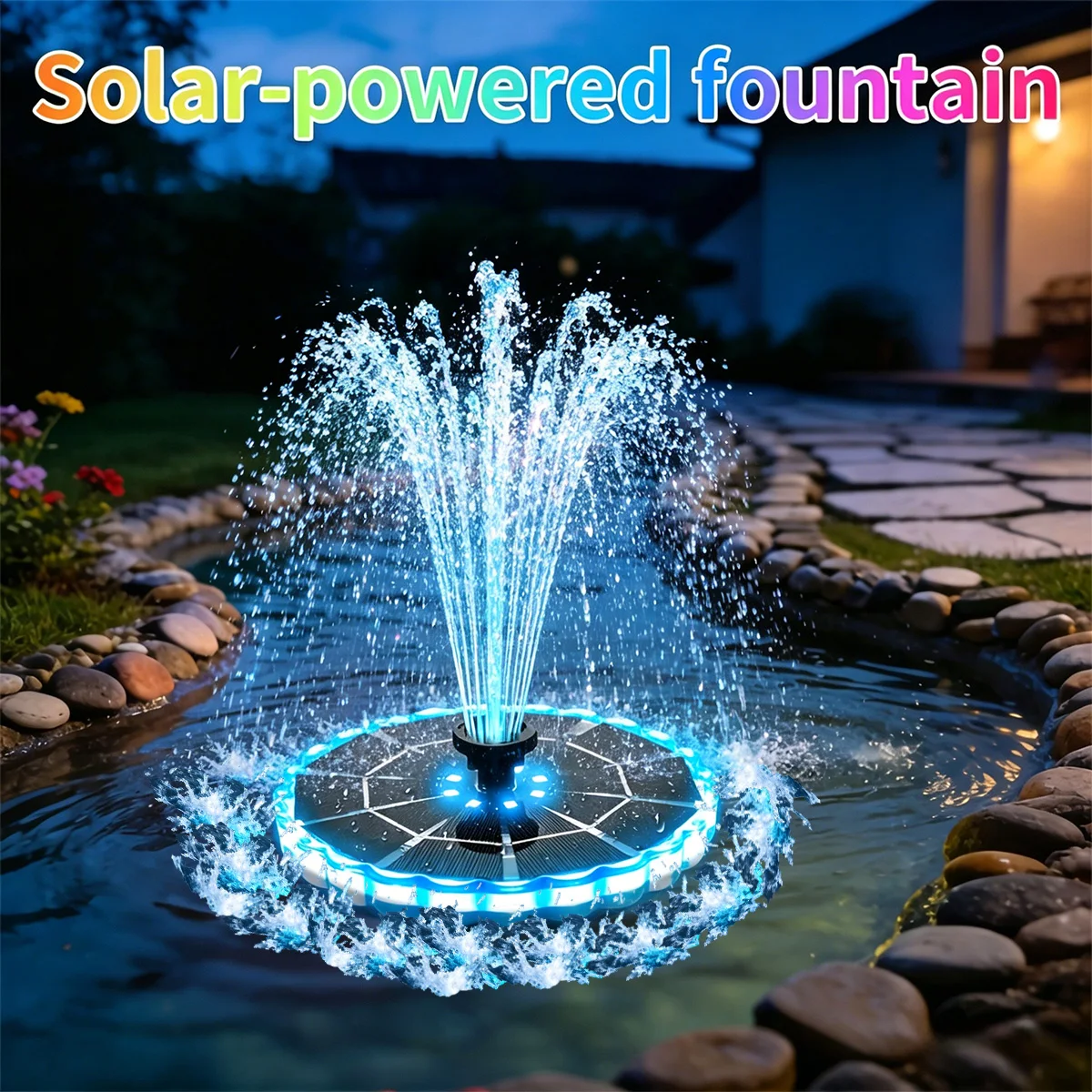 Outdoor Lighting Traditional - 3.5W Outdoor Solar Fountain for Garden