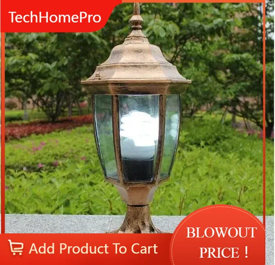 Outdoor Lighting Bronze - TechHPAntique Brass Landscape Vintage Classical Outdoor