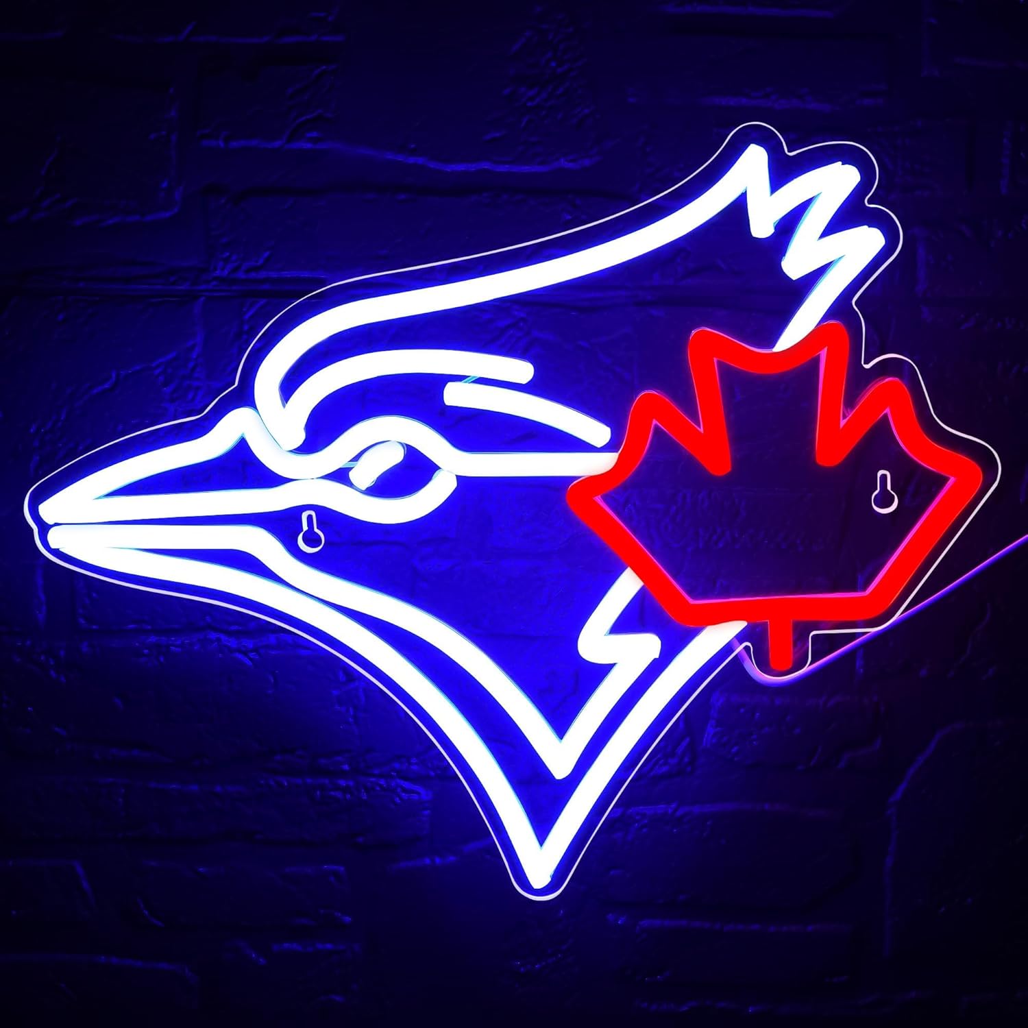 Outdoor Lighting Canada - USB Dimmable Blue Jay with Maple