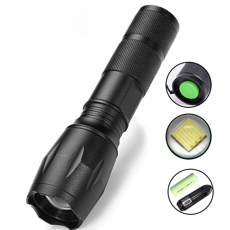 Outdoor Lighting The Range - T6 Flashlight Aluminum Alloy Strong Long-Range