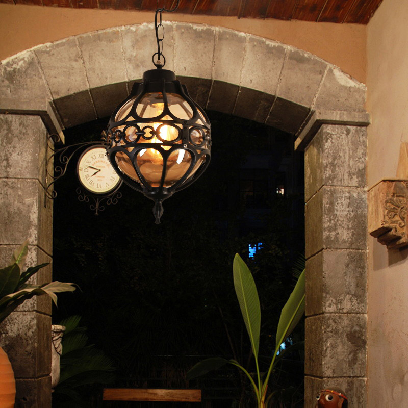 Arabic Globe Porch Pendant Lig - đánh giá và giá Outdoor Lighting Bronze