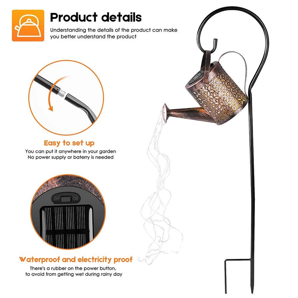 LED Solar Lights Outdoor Water - đánh giá và giá Outdoor Lighting Bronze