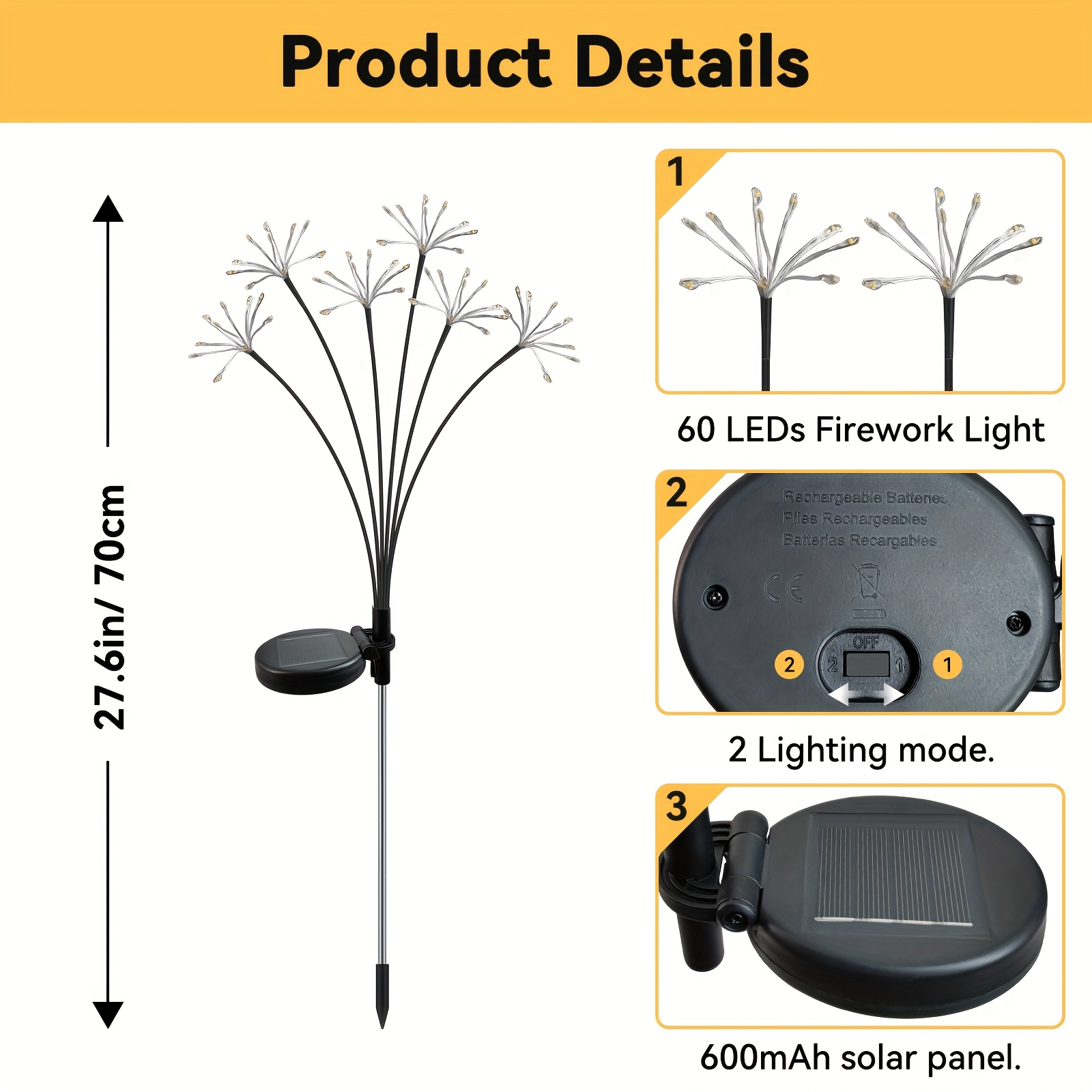 Solar Garden Fairy Light Outdo - đánh giá và giá Wired Pathway Light