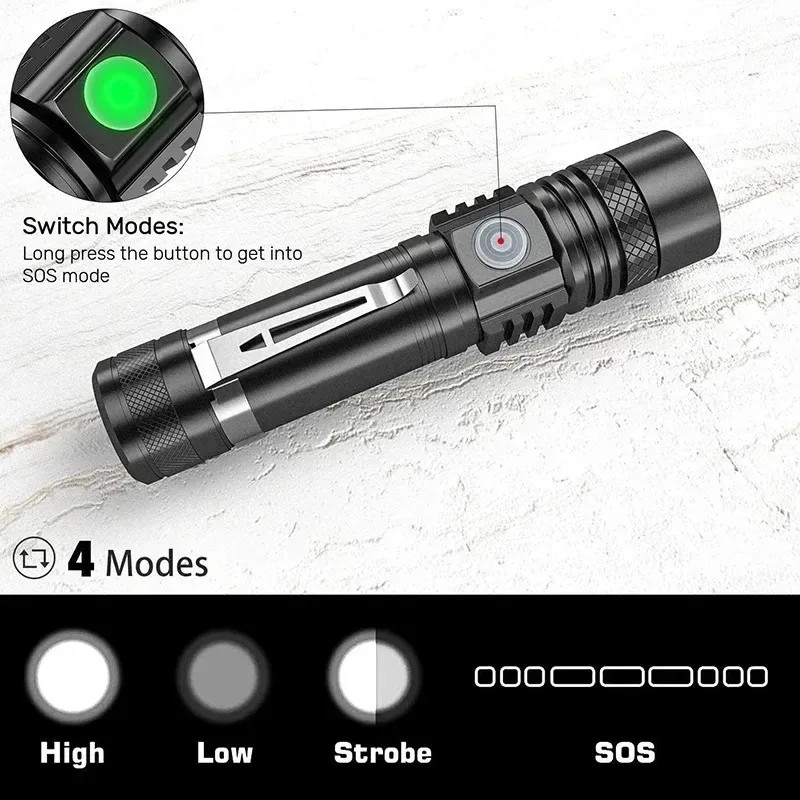T6 LED Rechargeable Flashlight - đánh giá và giá Outdoor Lighting Lowes