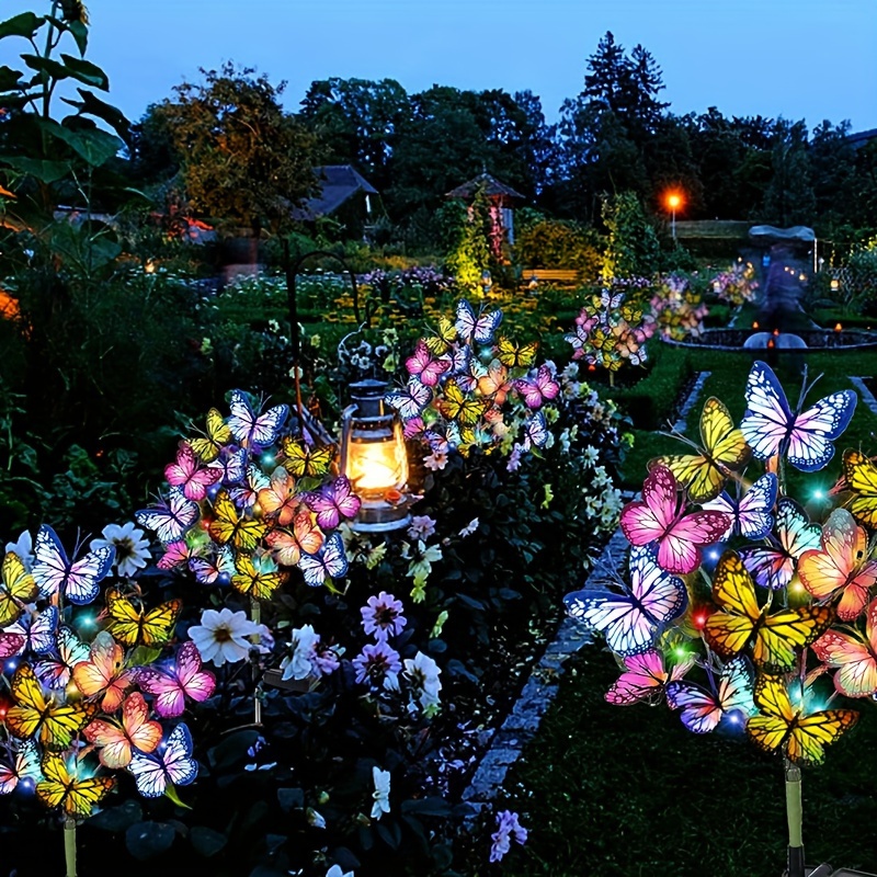 Solar LED Butterfly Garden Lig - đánh giá và giá Bollard Light Garden