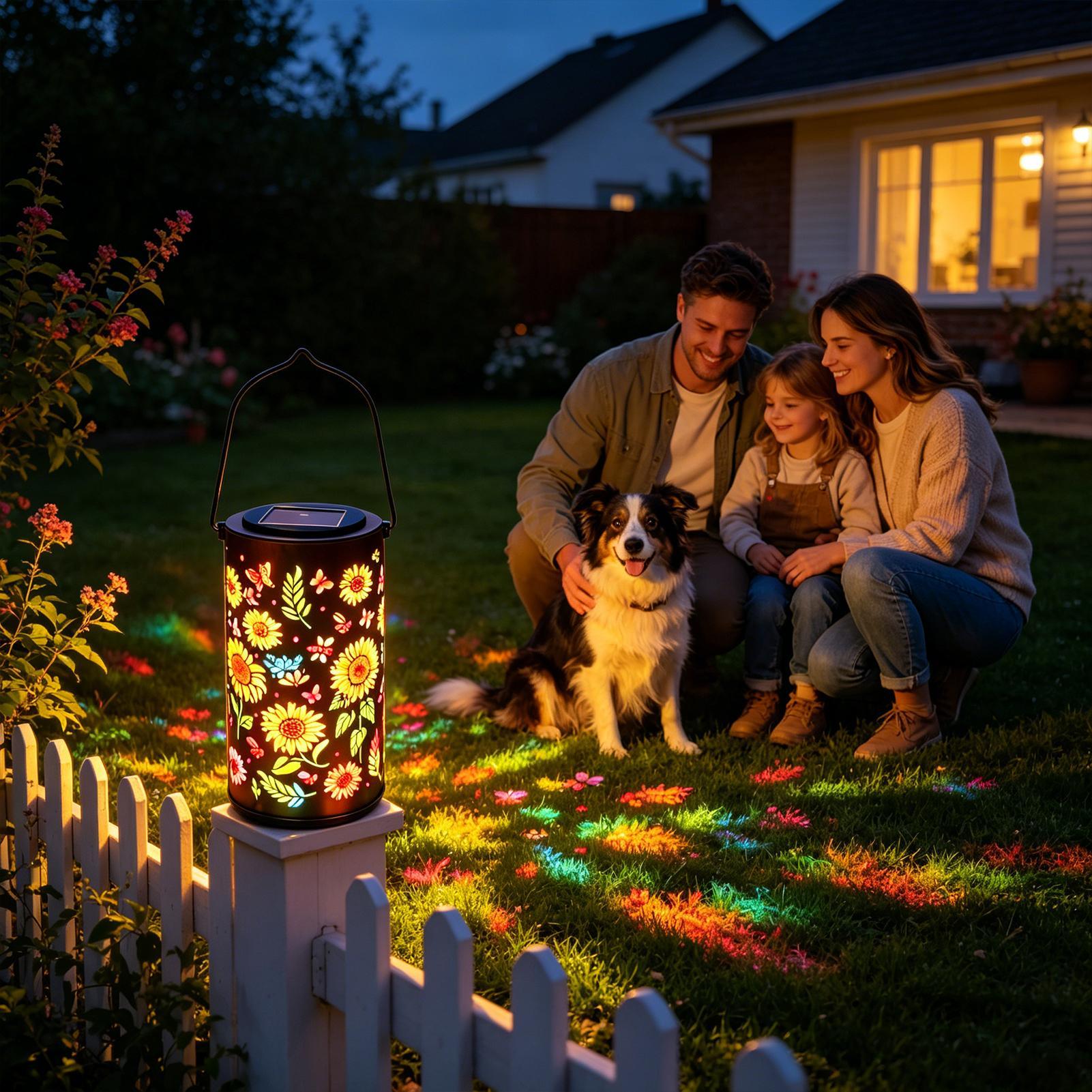 Sunflower Solar Lantern Weathe - đánh giá và giá Outdoor Lighting For Patio