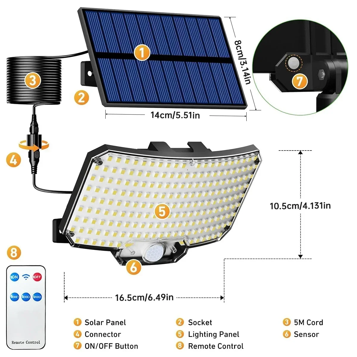 234LED Solar Outdoor Lights Mo - đánh giá và giá Outdoor Lighting Garden