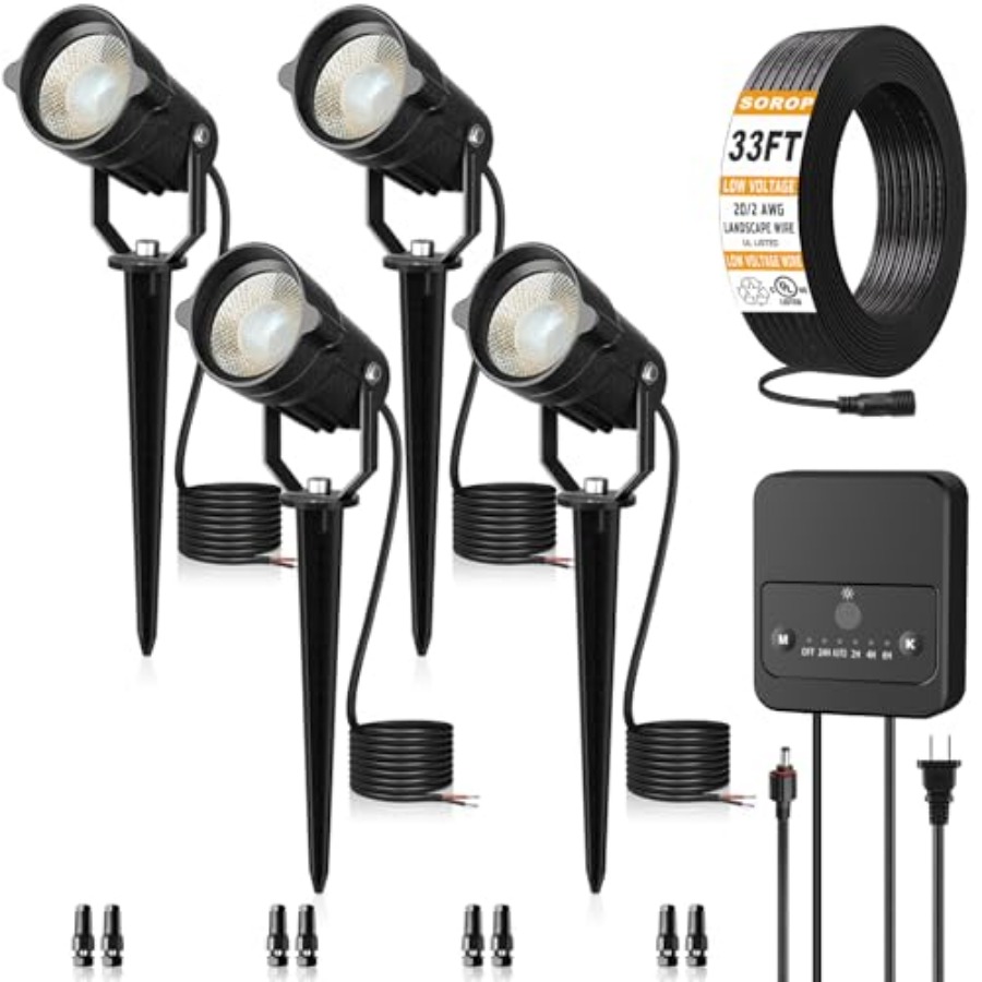 Landscape Lighting Kit Low Vol - đánh giá và giá Outdoor Lighting Kits Low Voltage