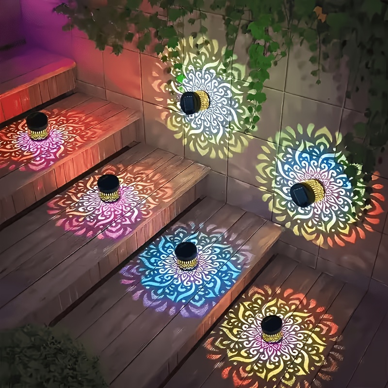1/2/4 Packs Solar Fence Lights - đánh giá và giá Outdoor Lighting Solar