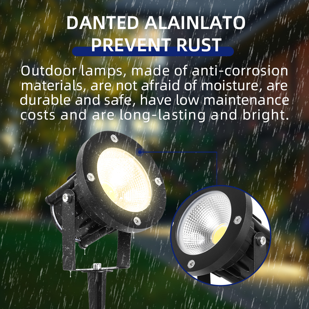LED GU10 Garden Lighting Lawn  - đánh giá và giá Outdoor Lighting Switch