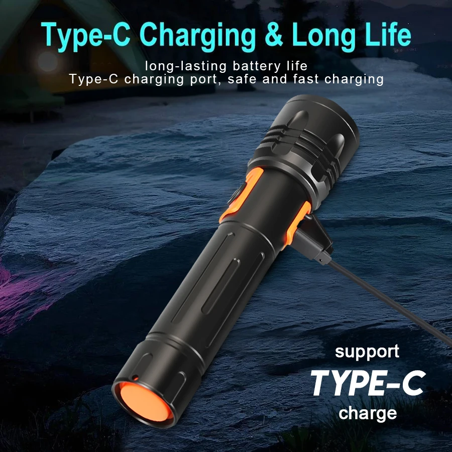 High Power LED Flashlight USB  - đánh giá và giá Outdoor Lighting Lowes
