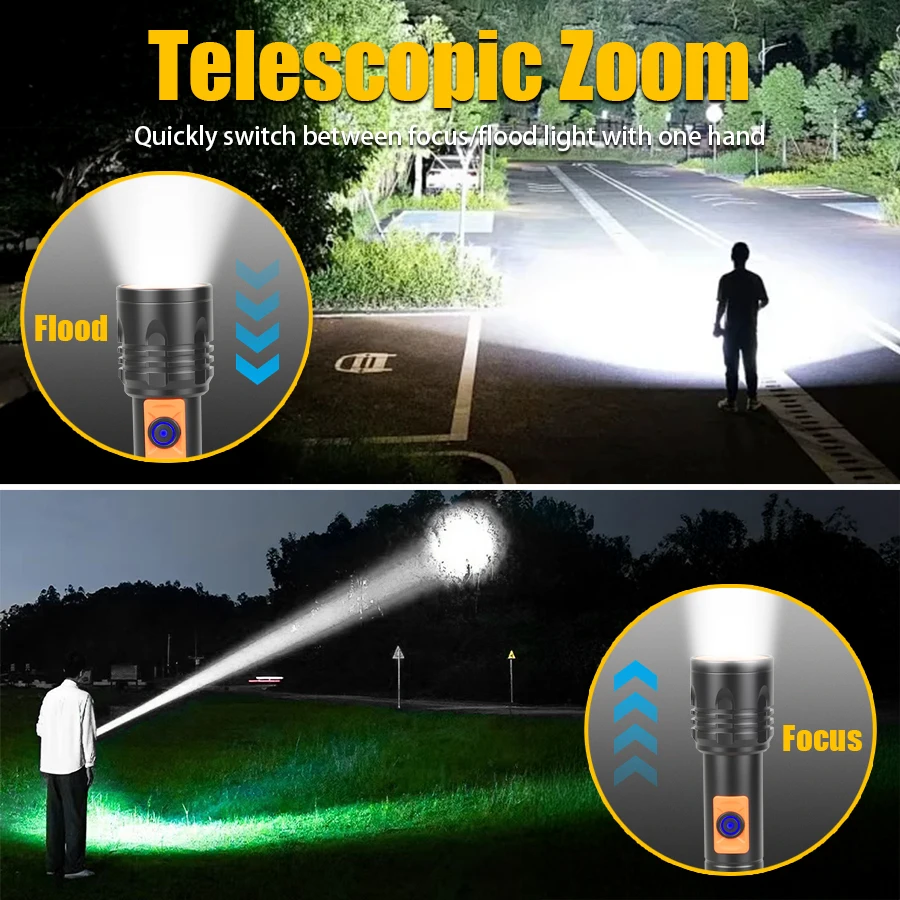 High Power LED Flashlight USB  - đánh giá và giá Outdoor Lighting Lowes