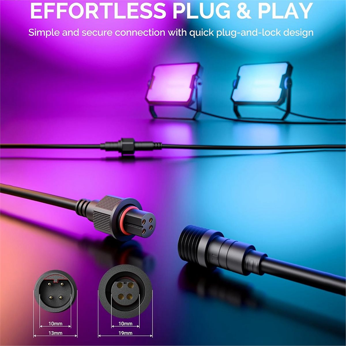HAPPY DIAN!10FT Extension Cabl - đánh giá và giá Outdoor Lighting Extension Cord