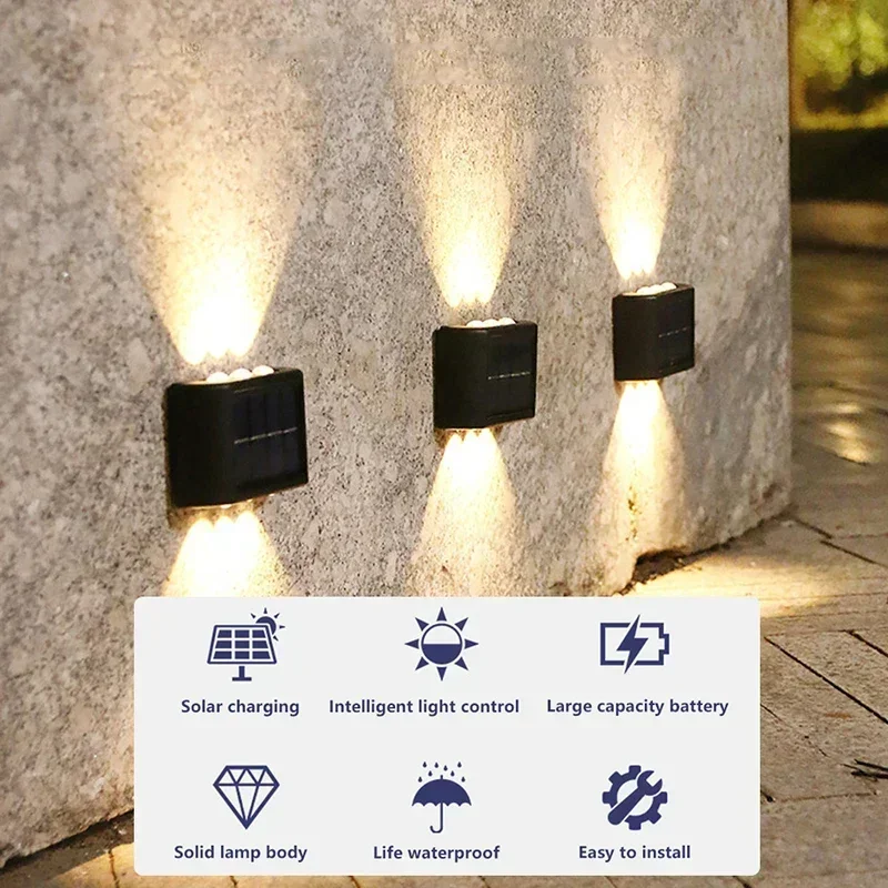 COB Solar Wall Lamp Outdoor Wa - đánh giá và giá Outdoor Lighting Garden