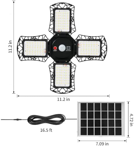 6x4FT Outdoor Storage Shed & H - đánh giá và giá Outdoor Lighting Solar
