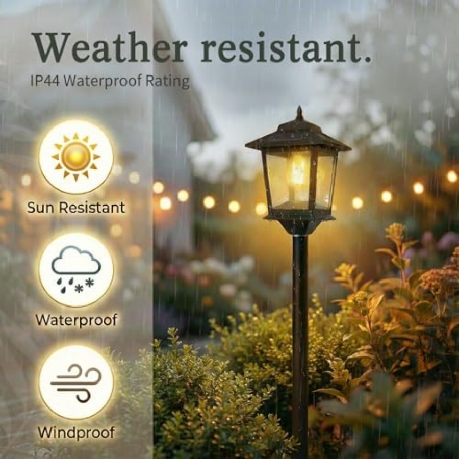 Outdoor Solar Post Lights, 2-P - đánh giá và giá Outdoor Lighting Solar