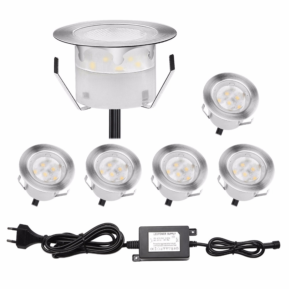 QACA Stainess Thép IP67 LED Án - đánh giá và giá Outdoor Lighting Kits Low Voltage