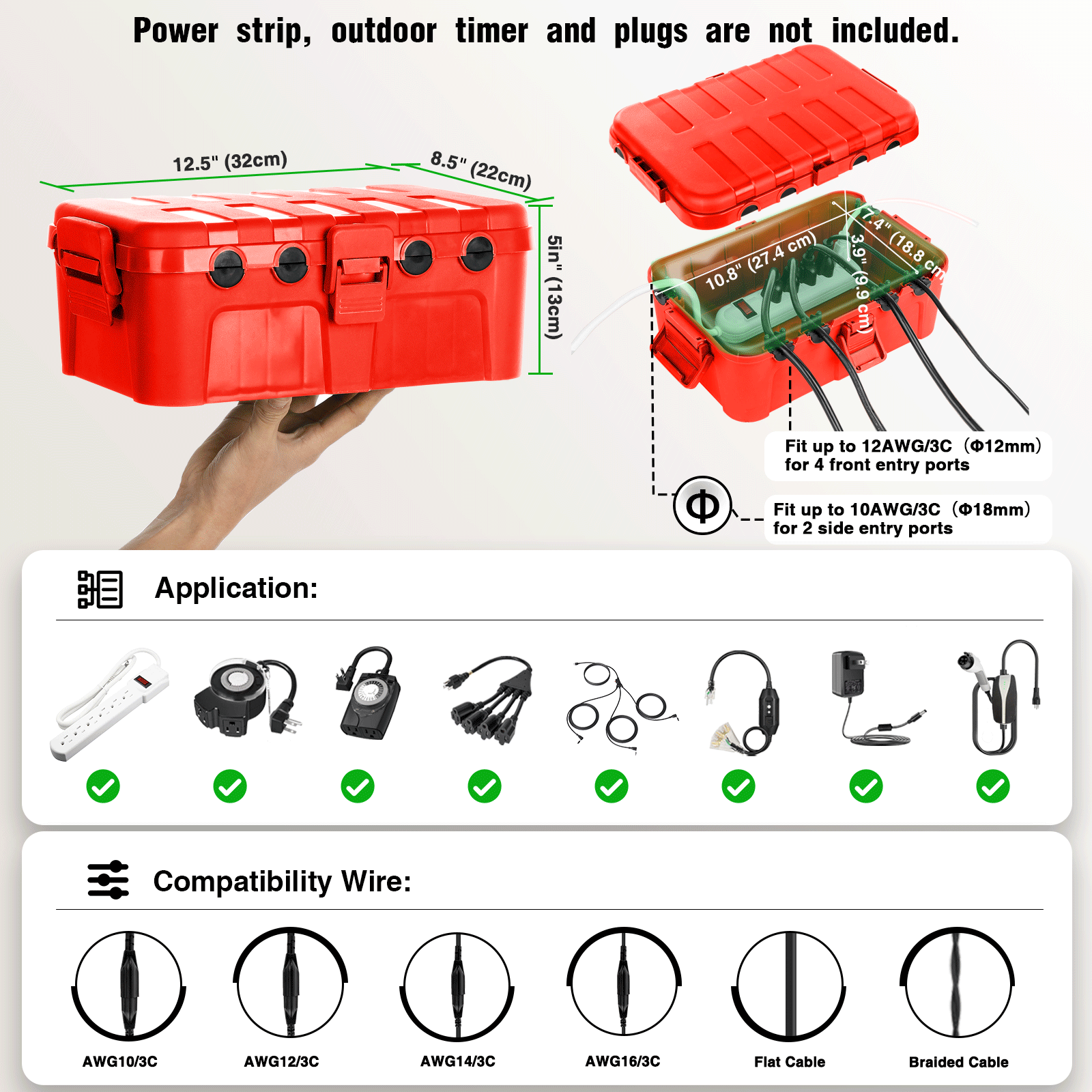 Weatherproof IP54 Outdoor Exte - đánh giá và giá Outdoor Lighting Extension Cord