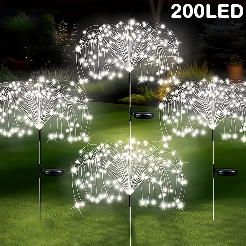 200LED Solar Firework Lamp Out - đánh giá và giá Wired Pathway Light
