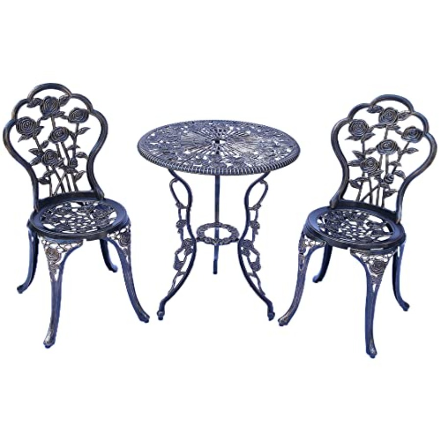 Outdoor bistro set for garden, - đánh giá và giá Outdoor Lighting Bronze