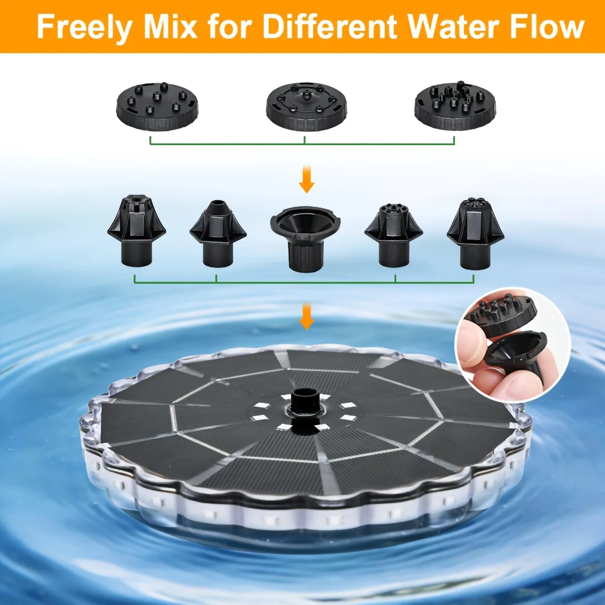 3.5W Outdoor Solar Fountain fo - đánh giá và giá Outdoor Lighting Traditional