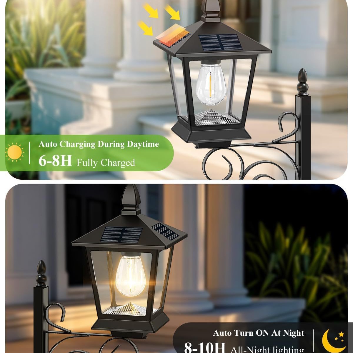 2 in 1 Solar Planter Lamp Wate - đánh giá và giá Outdoor Lighting Garden