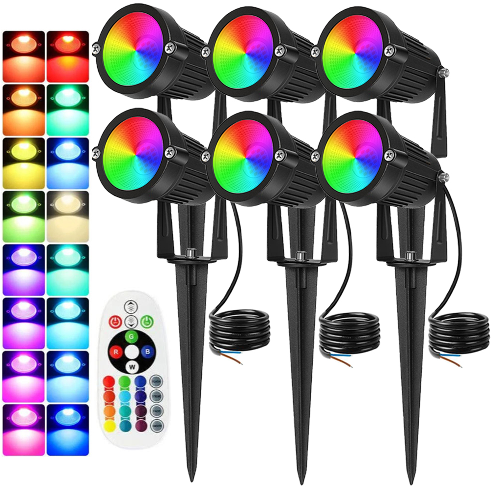 RGBW Landscape Lighting 10W wi - đánh giá và giá Outdoor Lighting Garden