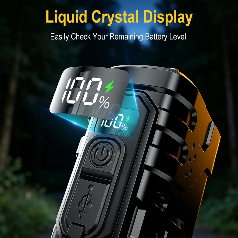 BORUIiT Hand Crank EDC LED Fla - đánh giá và giá Outdoor Lighting Lowes