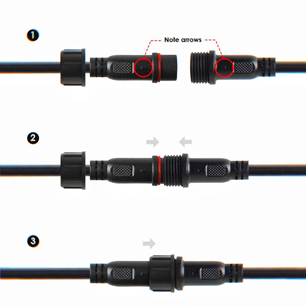 2pin DC LED Cable 1 Metre Exte - đánh giá và giá Outdoor Lighting Extension Cord