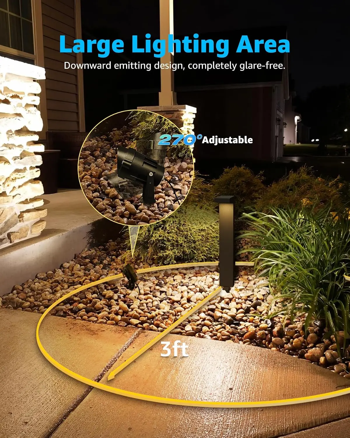 LED Low Voltage Landscape Ligh - đánh giá và giá Outdoor Lighting Kits Low Voltage