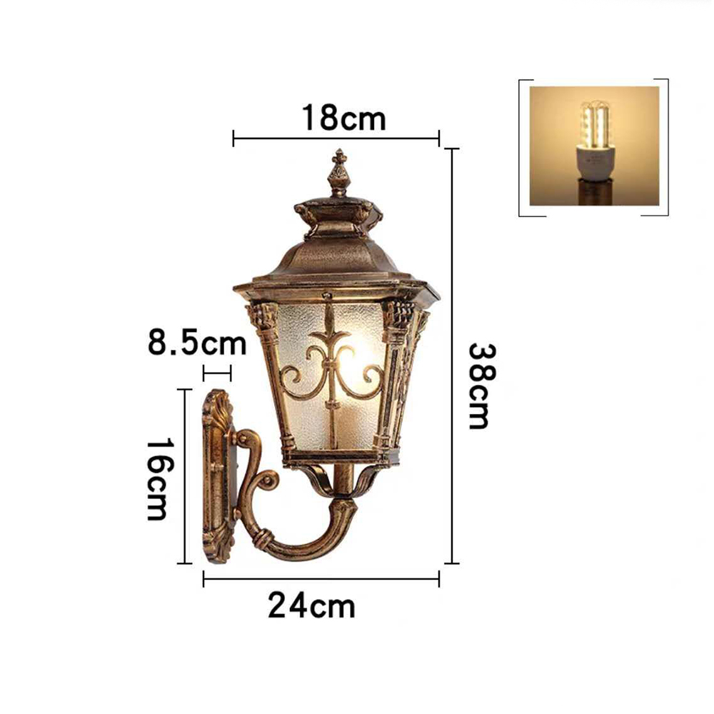 SANDIY Vintage Đèn Ngoài Trời  - đánh giá và giá Outdoor Lighting Bronze