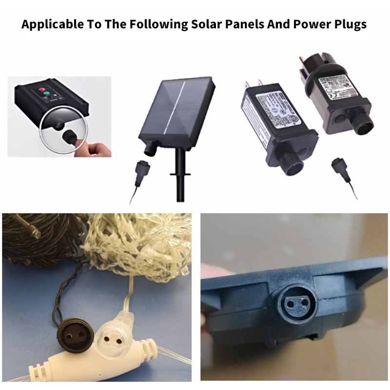 Outdoor 2Pin LED Connector wit - đánh giá và giá Outdoor Lighting Extension Cord