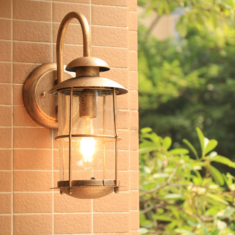 Vintage Wall Lamp E27 Bulb Sco - đánh giá và giá Outdoor Lighting Bronze