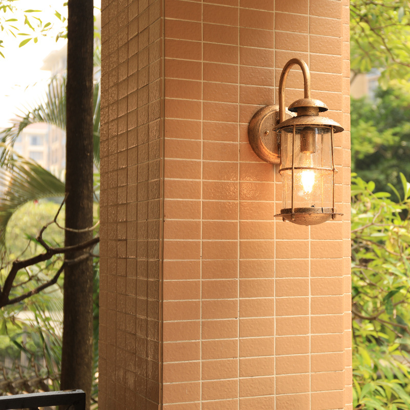 Vintage Wall Lamp E27 Bulb Sco - đánh giá và giá Outdoor Lighting Bronze