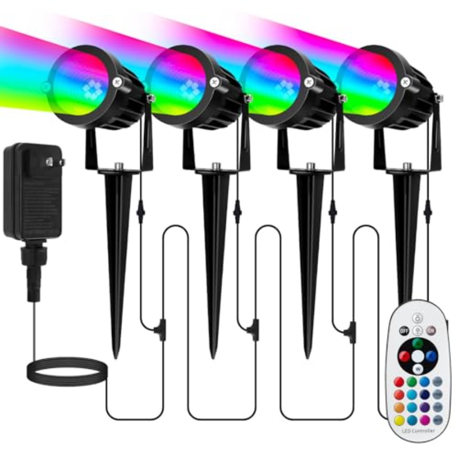 Spotlight Outdoor for Hallowee - đánh giá và giá Outdoor Lighting Kits Low Voltage