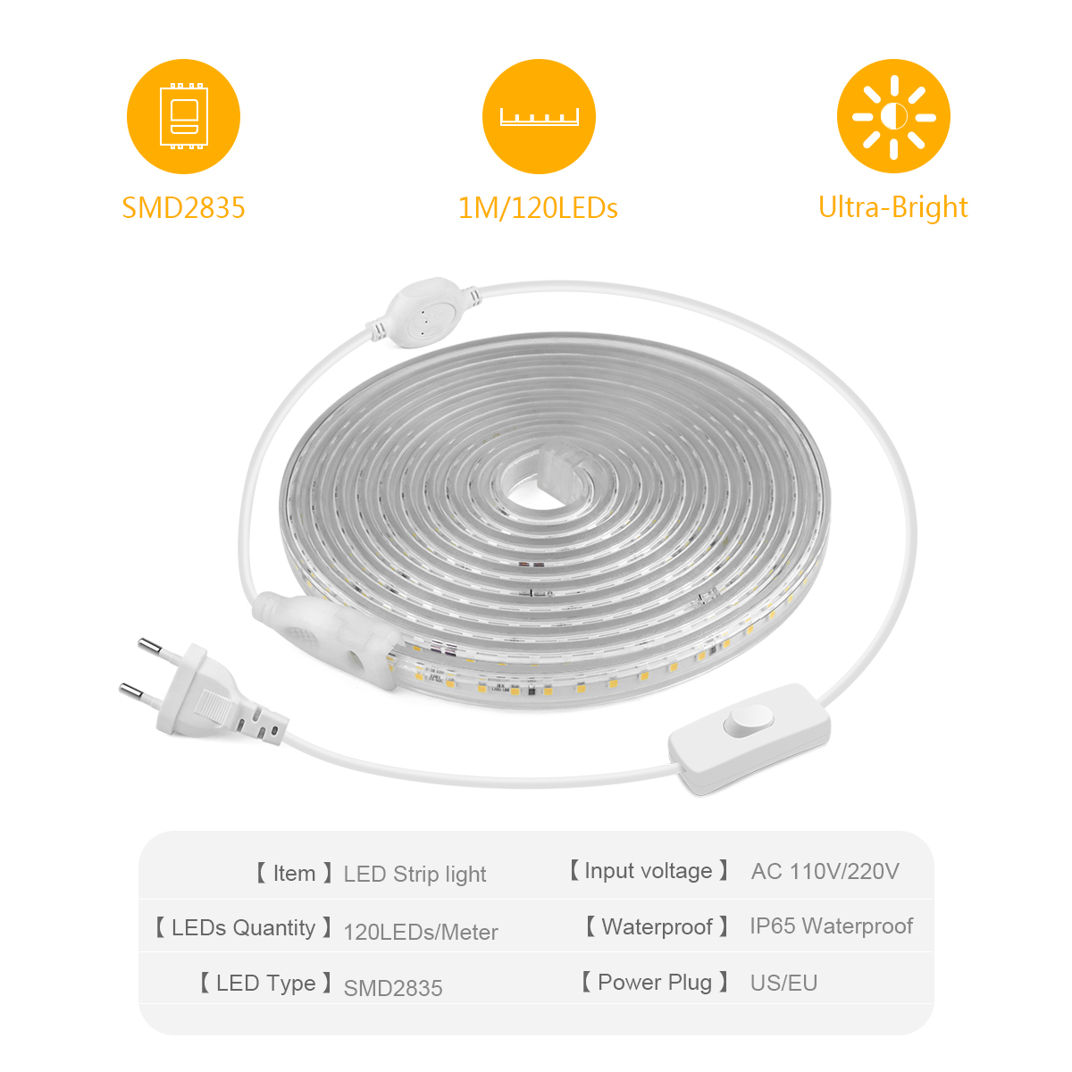 High Bright LED Strip Light 28 - đánh giá và giá Outdoor Lighting Switch