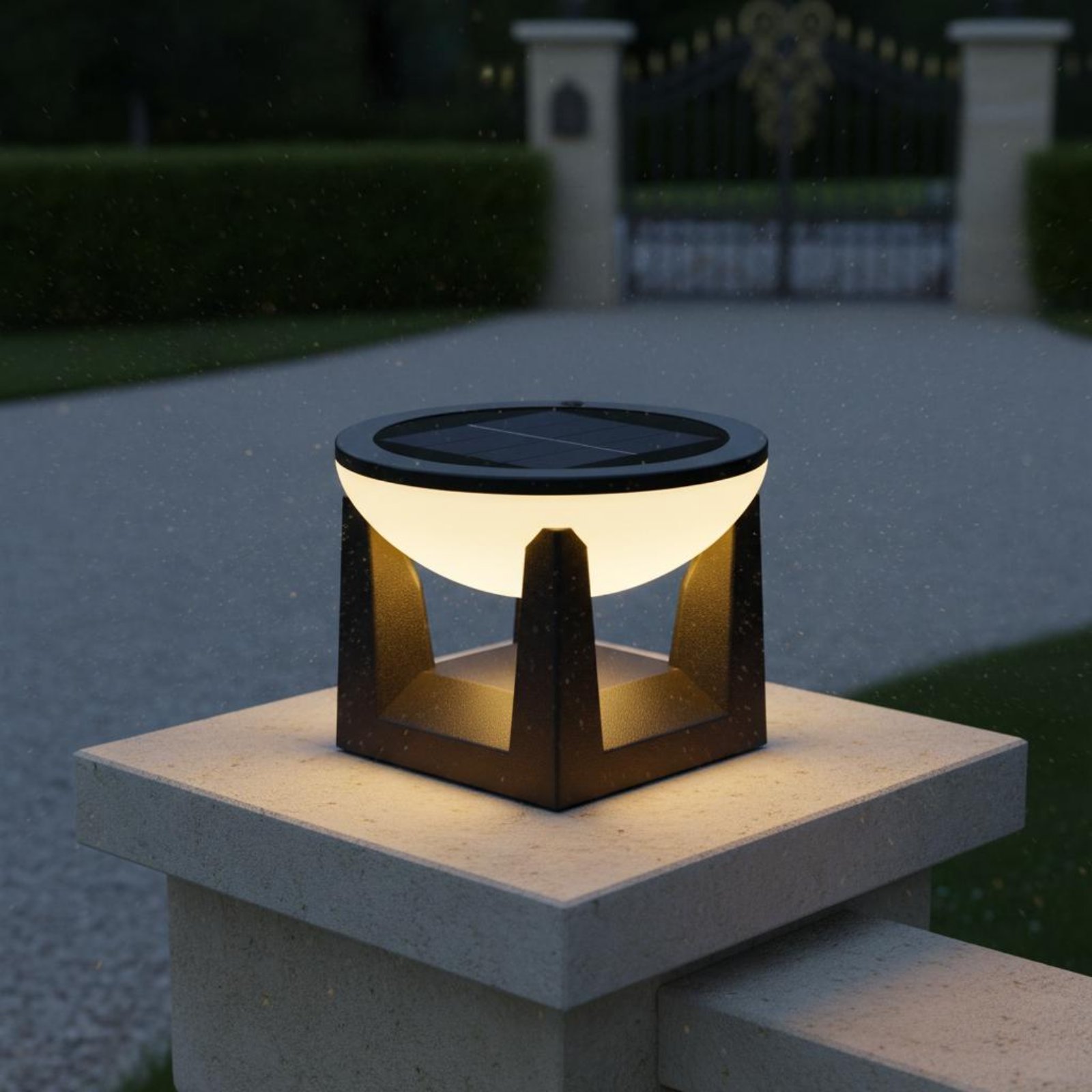 Solar Post Light Easy to Insta - đánh giá và giá Outdoor Lighting Traditional