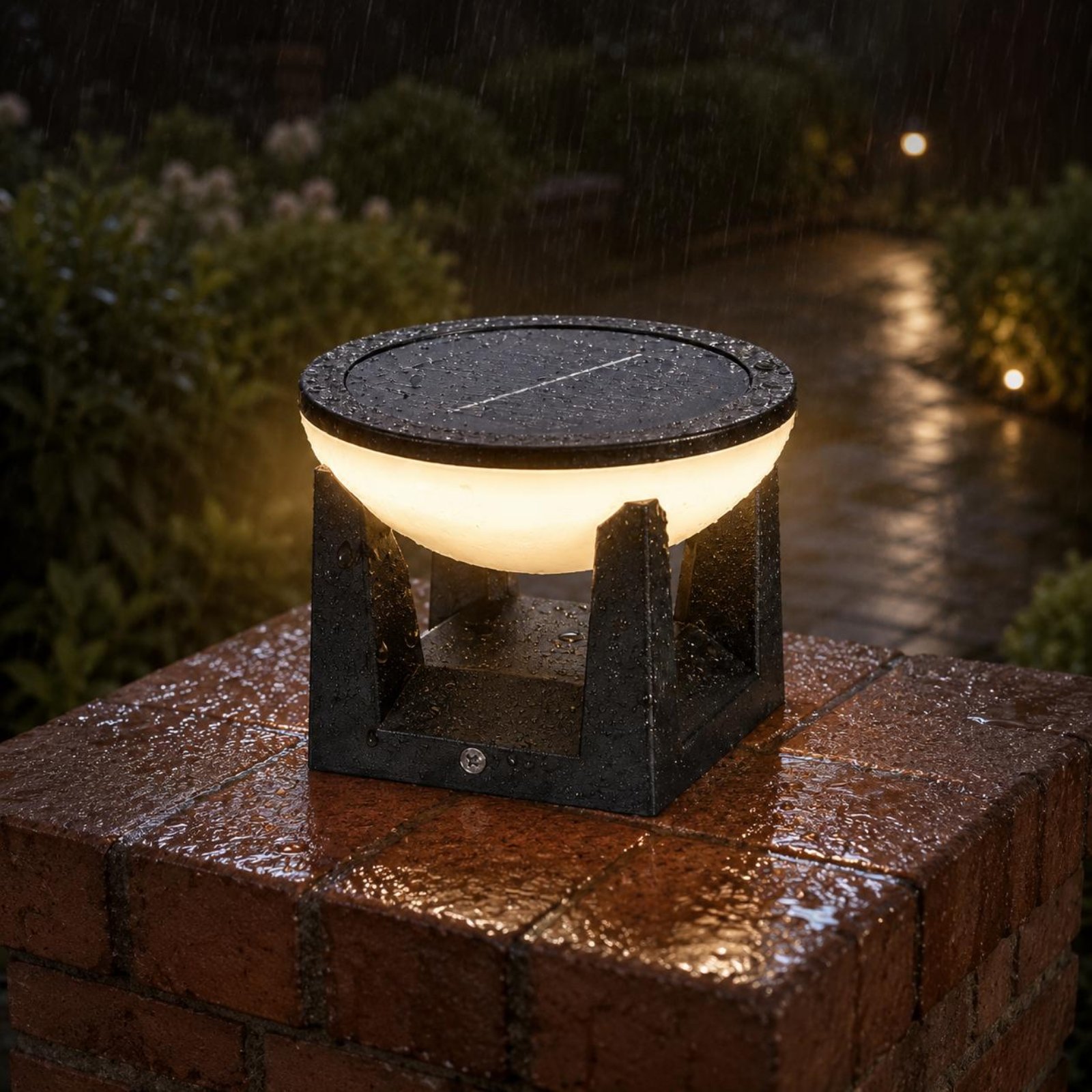 Solar Post Light Easy to Insta - đánh giá và giá Outdoor Lighting Traditional
