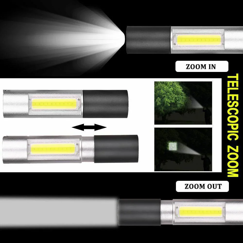 Mini LED Flashlight Zoomable U - đánh giá và giá Outdoor Lighting Switch