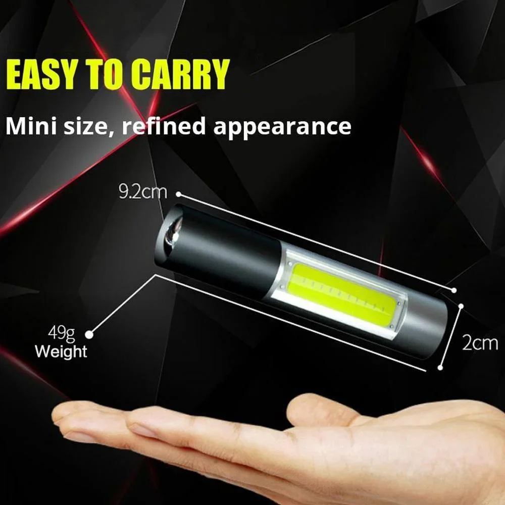 Mini LED Flashlight Zoomable U - đánh giá và giá Outdoor Lighting Switch