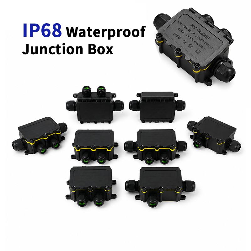 IP68 Waterproof Junction Box 2 - đánh giá và giá Outdoor Lighting Extension Cord