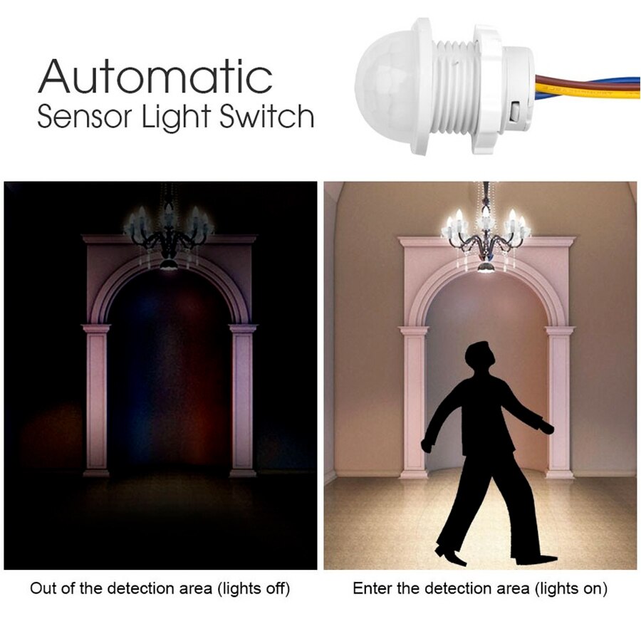 PIR Motion Sensor Detector Sma - đánh giá và giá Outdoor Lighting Switch