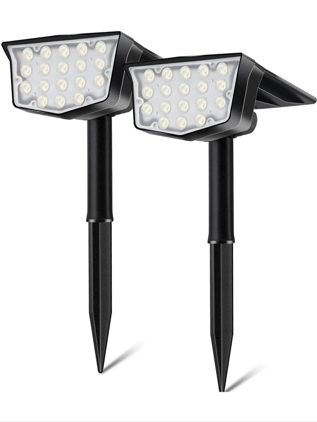 2Pcs Solar Outdoor Spot Lights - đánh giá và giá Outdoor Lighting Switch