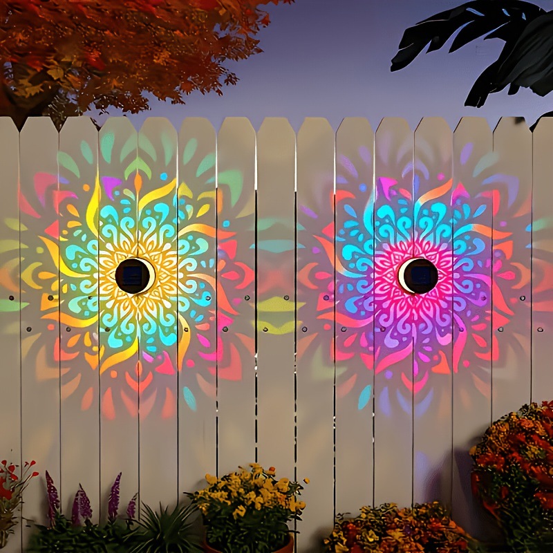 Solar LED Wall Light Mandala P - đánh giá và giá Bollard Light Garden